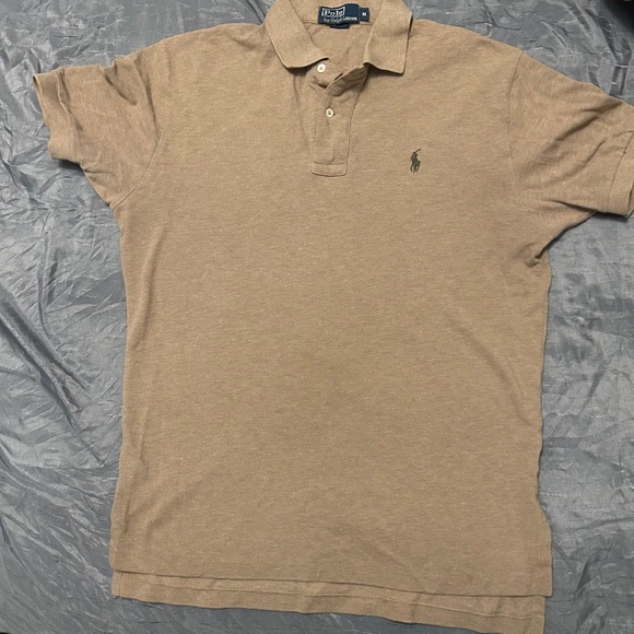 Brown Ralph Lauren Polo Shirt w/ Green Horse - Picture 3 of 3
